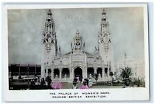 1908 Franco-British Expo Palace Of Women's Work London RPPC Photo Postcard picture