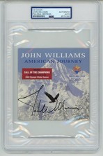 John Williams ~ Signed Autographed American Journey CD Cover Olympics ~ PSA DNA picture