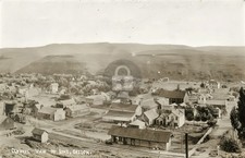 Train Depot Ione Oregon. c1913 Morrow County RPPC Photo Postcard COPY picture