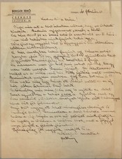 Letter Jewish Judaica 1941 Hungary Csenger Budapest BERGER JENO Handwritten WWII picture