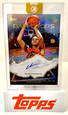Collin Murray-Boyles RC AUTO /10 GOLD 2025-26 Topps Three Rain Drops Raptors picture
