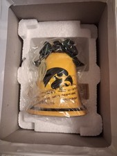 2005 Danbury Mint Iowa Hawkeye Christmas Ornament Bell picture