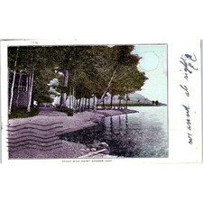 c1905 Three-Mile Point Otsego Lake NY Original Postcard PC9 picture