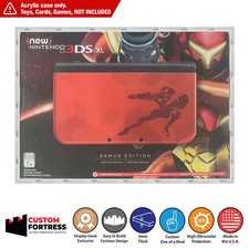 Custom Acrylic Hard Case for NEW NINTENDO 3DS XL METROID SAMUS EDITION Console picture