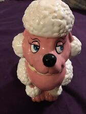 Pink Poodle Ceramic Piggy Bank picture
