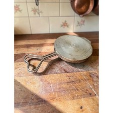Vintage 1960s Danish Heart Waffle Iron Stovetop Maker Made in Denmark picture