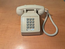 Vintage Bell Beige Touch Tone Desk Phone Near Mint Works $9.99 picture
