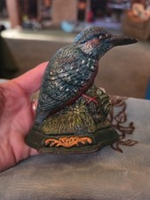 Vintage King Fisher Cast Iron Door Stop picture