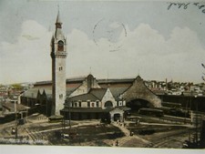 Vintage 1908 UDB Union Station Worcester Mass. Undivided Back Train Postcard P22 picture