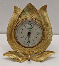 Vintage Hanna Gold Oromolu Alarm Clock Made in West Germany Runs picture