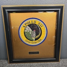 RARE Vtg NASA Apollo 12 Bullion 3D Patch Plaque Limited Edition /100  picture