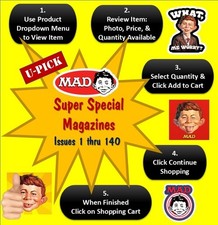 MAD SUPER SPECIAL MAGAZINES (Issues 1 thru 140) YOU CHOOSE [Listing 4 of 6] picture