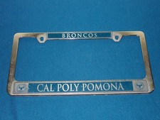 Vintage Cal Poly Pomona Broncos License Plate Frame picture
