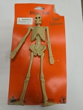 Halloween Bendable Figure. 8.5 Inches Tall. Skeleton picture
