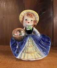 Antique Mary Mary Quite Contrary Nursery Rhyme Planter Relpo P-108 picture