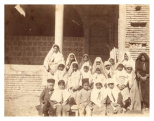 Persia, Kerman girl's school, March 1922 Vintage print, ca. 1922. Print picture