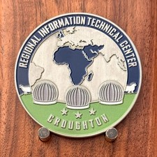 Croughton Regional Information Technical Center Challenge Coin  W#17 picture