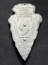 RARE OA 1940 National Order of the Arrow Meeting Medal CTE Camp Twin Echo picture