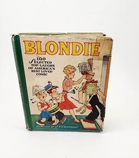 Vtg  1944 Blondie 100 Selected Top Laughs HCDJ  picture