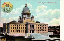 State Capitol Providence RI Postcard C. E. Wheelock & Co. Made in Germany 1900s picture