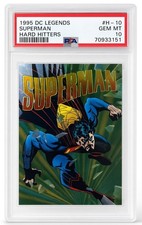 1995 DC Legends Superman Hard Hitters PSA 10 GEM MT picture