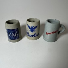 Vintage Miniature German Beer Steins - Lot of 3 picture
