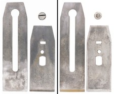 Orig. Iron & Chip Breaker for No. 4 or 5 Union Plane-2 Inch Width - mjdtoolparts picture