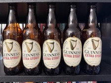 Guinness Extra Stout Empty Bottle New Label Design picture