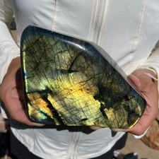 4.1lb Top Labradorite Crystal Stone Natural Rough Mineral Specimen Healing picture