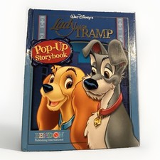 Vintage Walt Disney Pop-up Storybook - Lady And The Tramp Hardcover picture