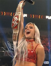 LIV MORGAN SIGNED AUTOGRAPH WWE 11x14 PHOTO BAS BECKETT WATCH HER picture
