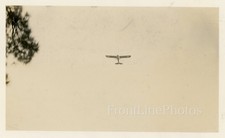 WWII US Soldier View in Enemy Territory- GERMAN RECONNAISSANCE PLANE up ABOVE picture