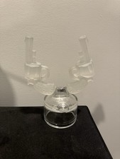 Rosso/Summit/westmoreland double guns on a font rare vintage glass picture