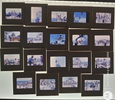  1967 Photo Slides Military navy  USS Long Beach CGN-9 Crossing The Line  picture