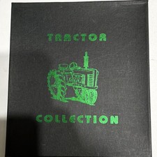 Tractor Collection 2003 Pocketknife Set w/ Tractor Keychain Black Handles picture