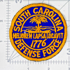 1941-1947 South Carolina Defense Force Twill Patch Inv# K2128 picture
