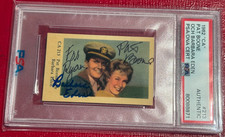 PSA/DNA AUTOGRAPH BARBARA EDEN (ROOKIE YEAR) /PAT BOONE 1962 DUTCH 