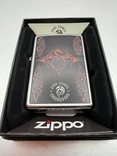 2026 Anne Stokes Flying Dragon Chrome Zippo Lighter NEW 47574 picture