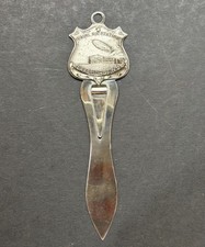 C. 1936 Lakehurst New Jersey Naval Air Station Zeppelin Blimp Letter Opener / picture