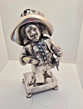Rare Vintage Italian Silver Swashbuckler Pirate Figurine picture