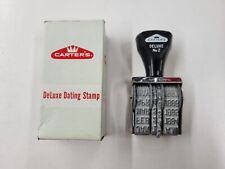Vintage Carter's Deluxe Dating Stamp Size No. 2 Dennison Mfg Co. Made In USA picture