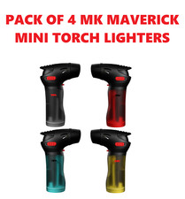 PACK OF 4 MK MAVERICK MINI WITH SLIP GUARD TORCH LIGHTER (ZY-WI) picture