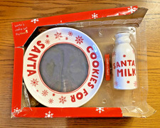 Tiny Ideas Santa's Christmas Cookie Set Chalkboard Message to Santa Plate & Cup picture