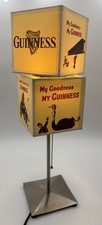 Vintage Guinness Beer Lamp 23” W/ Rotatable Double Box Shade ~ Tested Works picture