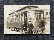 SEATTLE ELECTRIC Co Railway RPPC Car 501 Queen Anne c1920 RARE Photo Postcard picture