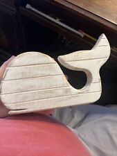 Handcrafted Natural Mango Wood Whale Approx 10 X 6 X 2 picture