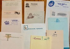 12 Vintage Miami & Miami Beach Florida Hotel Stationery Letterheads picture
