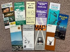 Vtg 1960's-70's Canada BC Travel Guides Vaca Brochure Lot of 10 Paper Ephemera 5 picture