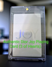 Authentic Dior Joy Playing Card (3 of Hearts) picture