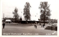 Oregon Centennial Exposition 1959 Douglas County Portland OR RPPC Postcard Photo picture